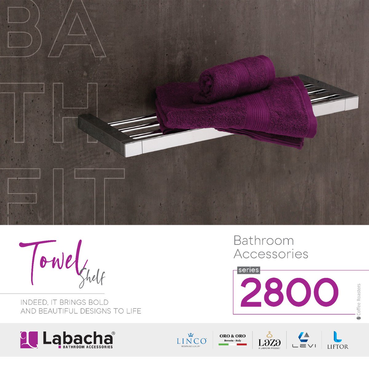 HardwareSamachr's tweet photo. LABACHA Towel Shelf is perfect to be put up in a bathroom for everyday usage.
#Labacha #LabachaHardware #Mumbai #BathroomAccessories #BathroomHardware #TowelShelf #BathAccessories #BathHardware
@labacha https://t.co/V6ne5ZdTXk