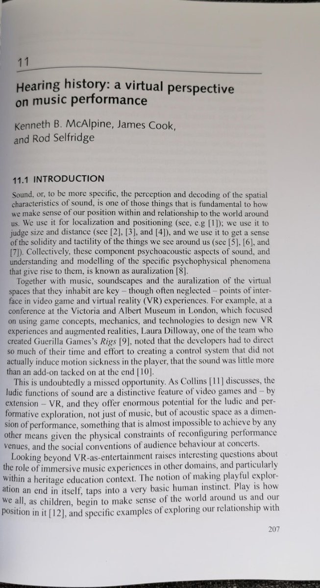 New book on #3dAudio arrived and an honour to be amongst so many great authors! Edited by the amazing @hklworld #gameaudio #VR #Audio @TheSonsieBogle @eca_spsm @mid_kth @vca_mcm @UniMelb @eca_edinburgh @KTHuniversity