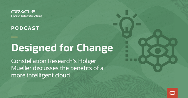 beckermike's tweet photo. Want to boost #cloud adoption in your organization? Automation can help! Join the conversation with @constellationr's @holgermu on @OracleCloud's Designed for Change podcast: https://t.co/ALBH2P67P4 https://t.co/yz3aTWsVsy