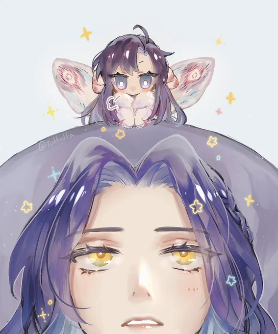 モス羨ちゃん……かわいくて描いちまった…… 