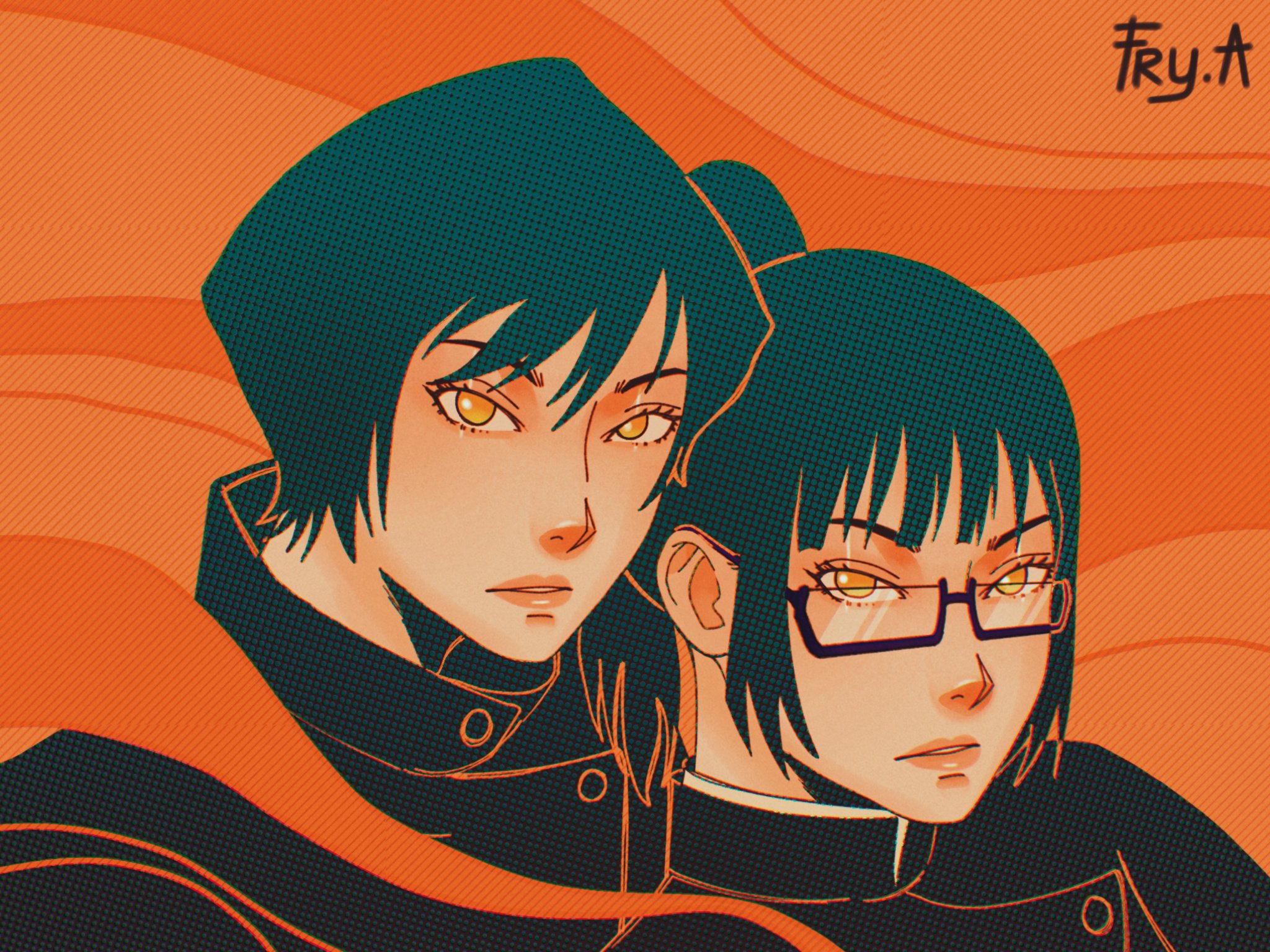 fry on Twitter "Maki and Mai Zenin! 🧡 😎 Pls like and follow for more arts! JujutsuKaisen JJK