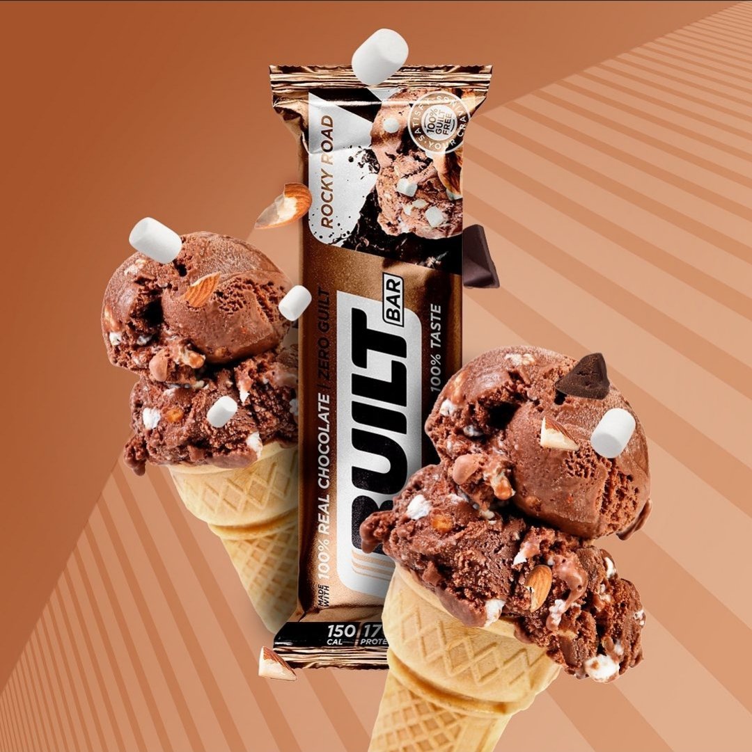 RejectedWarrior's tweet photo. #imbuilt #builtbar Rocky Road flavor drops today! https://t.co/lDylWb6B3n