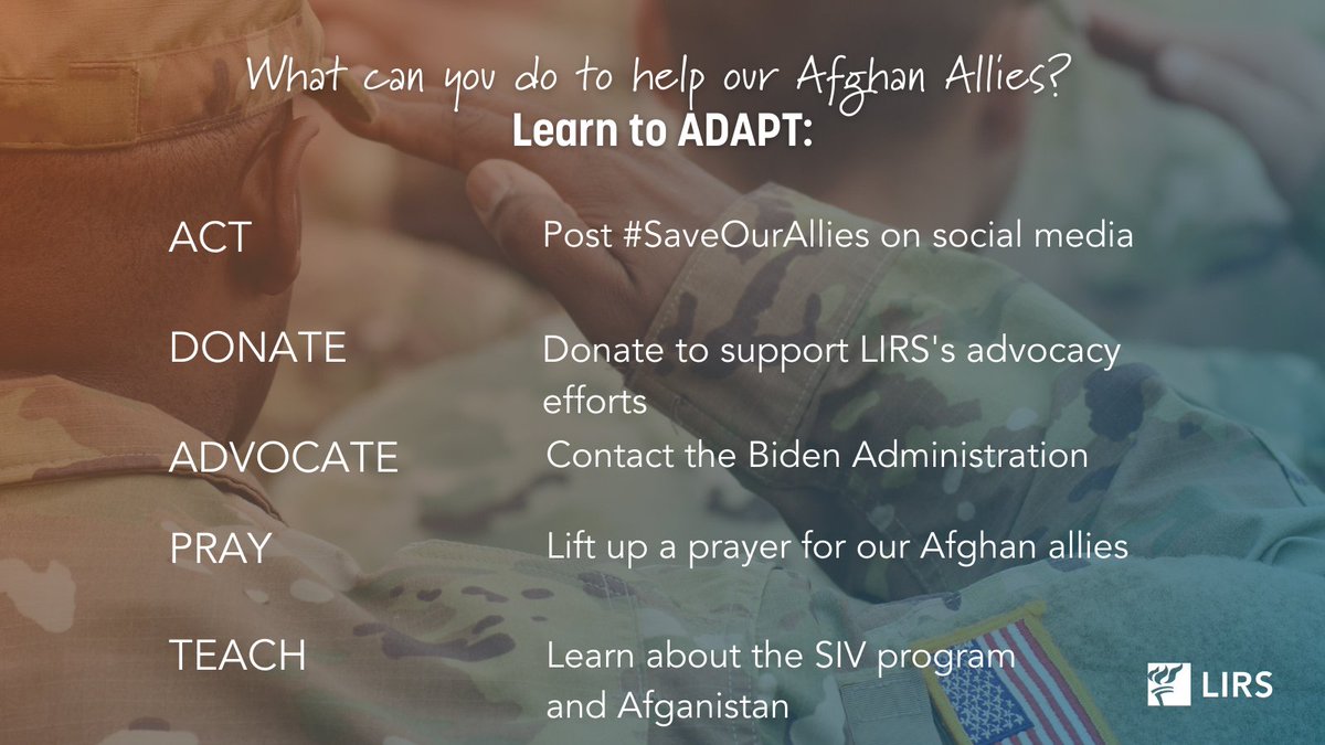 GlobalRefuge's tweet photo. It is more than just the honorable thing to #KeepOurPromises and #EvacuateNow, it’s our moral duty. Download LIRS’ interfaith toolkit to learn more about the urgent need to take action to help our #AfghanAllies and how: https://t.co/USeYzU8LTS https://t.co/Xgkb9EPg9D