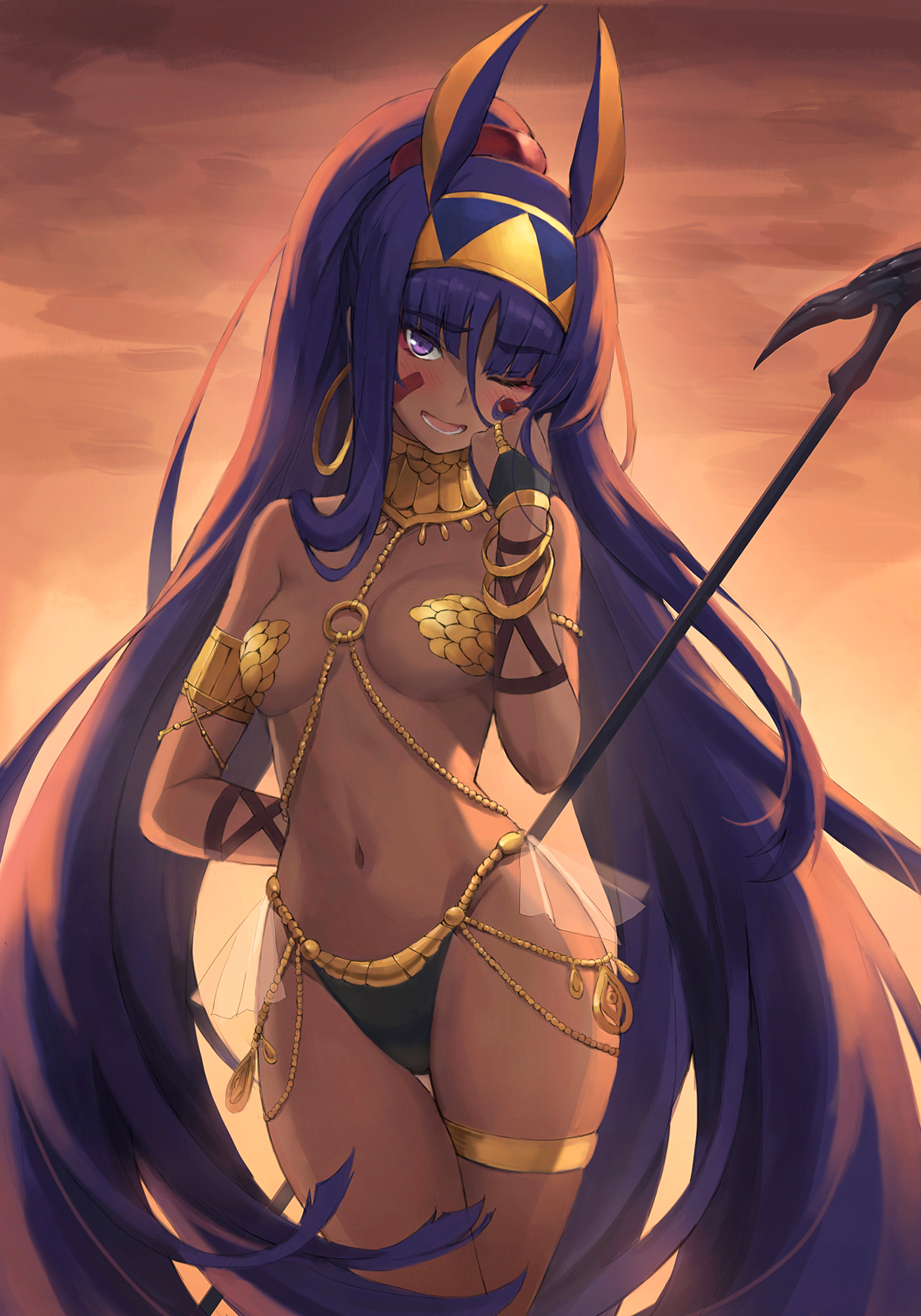 Myri on Twitter: "@toneeartwork Blessed Nitocris artwork. 🙏"