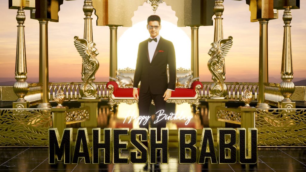 BvsRavi's tweet photo. I'm Extremely elated to share the Spectacular special birthday 𝑀𝑂𝑇𝐼𝑂𝑁 𝑃𝑂𝑆𝑇𝐸𝑅 of prince @urstrulyMahesh garu from Team @EliteCreationz ♥️

Music by @scale_crew !!!
https://t.co/qkQPKcb4ZC 

#SarkaruVaariPaata || @urstanay
#SSMBBirthdayMotionPoster https://t.co/srXpTpUiR2