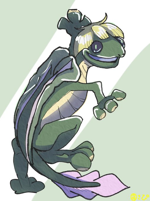 トカゲのtwitterイラスト検索結果 古い順