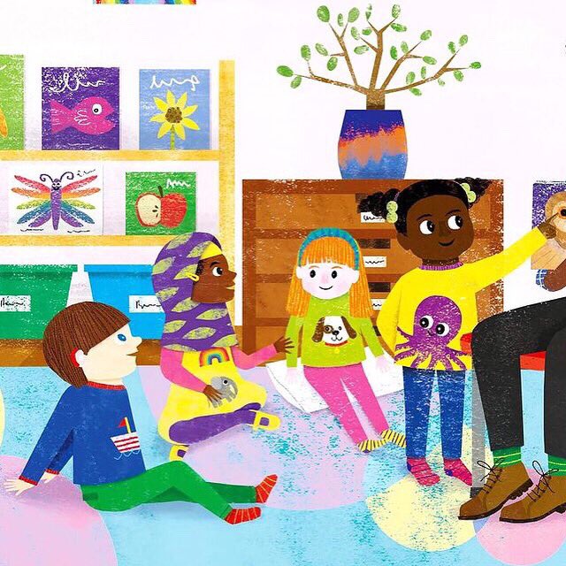 🎉It’s pub day for this wonderful #eyfs #ks1 poetry collection written by @mattgoodfellowpoet 🎉 Big achievement to illustrate this whilst Roman was so young (mostly whilst he slept on my back 😴) and such a pleasure to see him enjoying it now. Huge thanks @otterbarrybooks