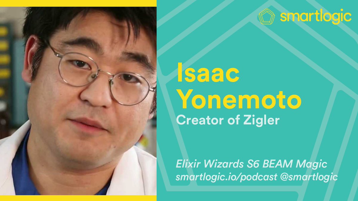 This week on Elixir Wizards: <a href="/DNAutics/">Isaac Yonemoto is cooking</a> talks about his journey from biotech to programming, how he fell in love with #Elixir and the contributions he's making to the community through his Zigler project. #myelixirstatus #elixirlang smr.tl/3ihEpSV