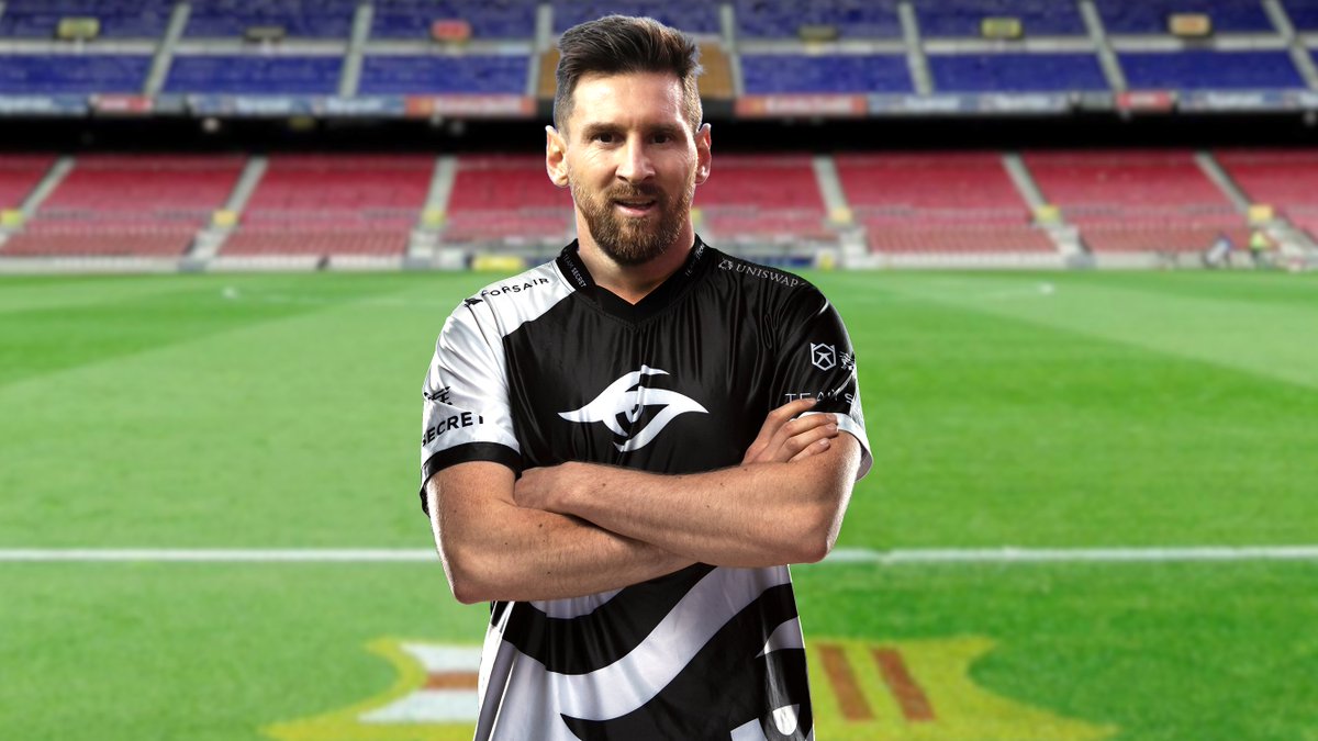 teamsecret's tweet photo. @FCBarcelona WELCOME TO THE SQUAD https://t.co/1HXatJxybs