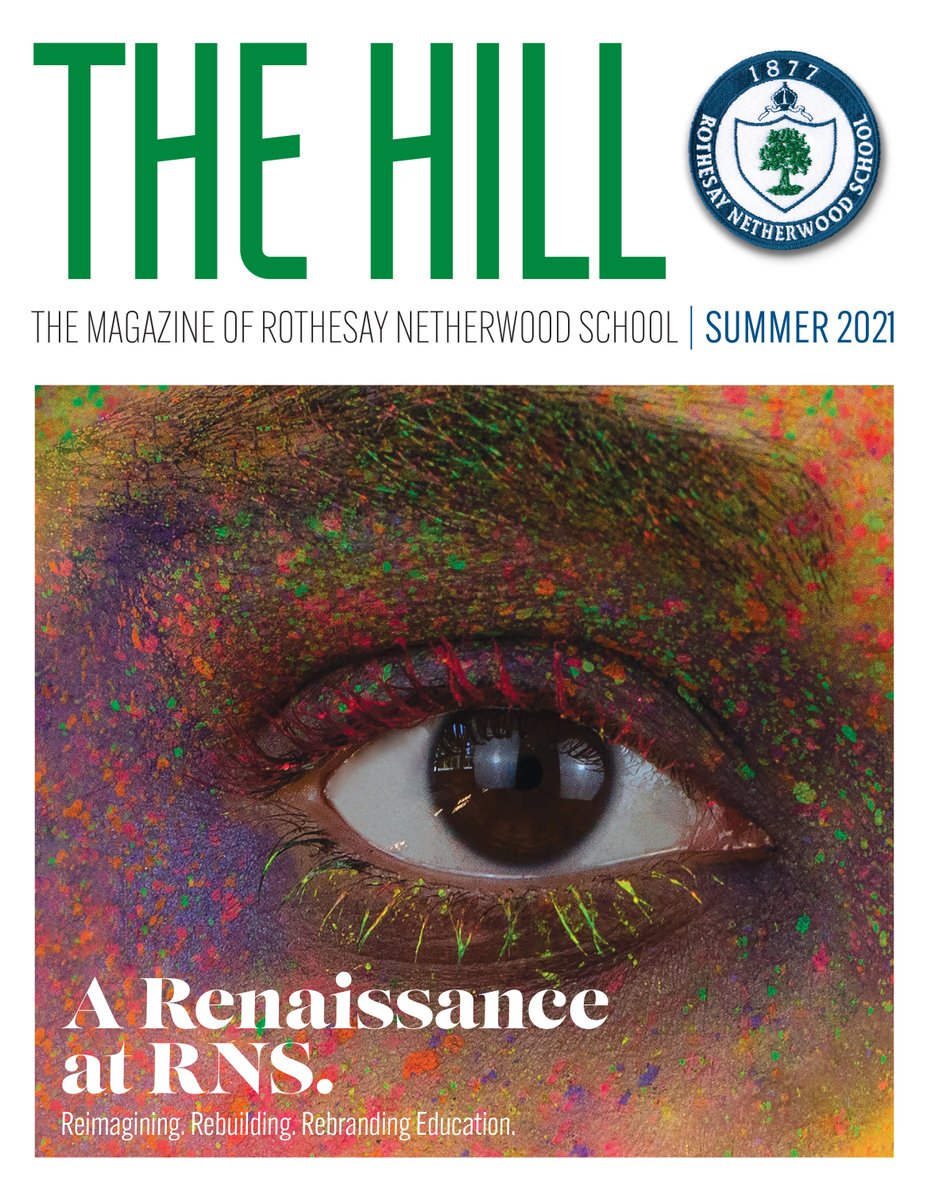 RNS1877's tweet photo. Introducing….The Hill – the Magazine of Rothesay Netherwood School. The Hill has everything you loved in the Head’s Letter, and more! Once you get your copy, send us your feedback to alumni@rns.cc. We love hearing from you! We hope you enjoy the first-ever issue of The Hill. https://t.co/rqJMeC4WFe