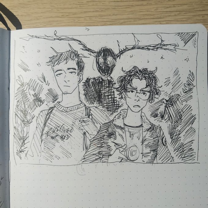 They are exploring the forest

#illustration 