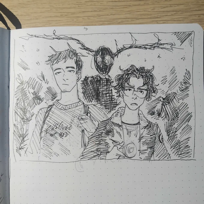 They are exploring the forest

#illustration 