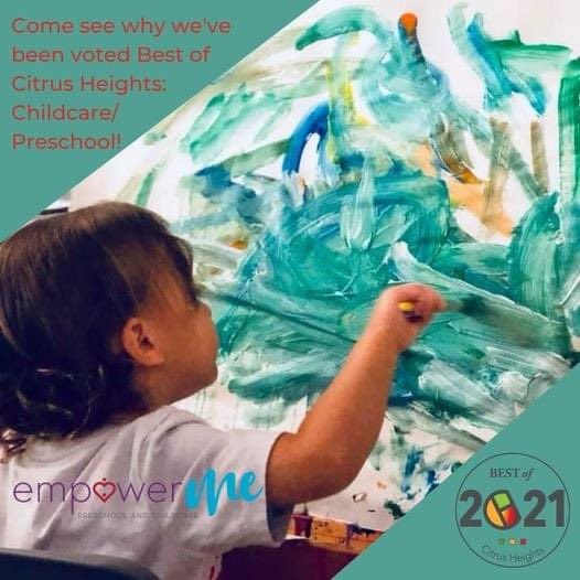 COME SEE WHY WE'VE BEEN VOTED BEST OF CITRUS HEIGHTS! Empowerme Pre-school &amp; Childcare is a program of Single Mom Strong , designed to ensure all children have access to high quality early childhood education. 
Call (916)-735-5350 to schedule your tour today.