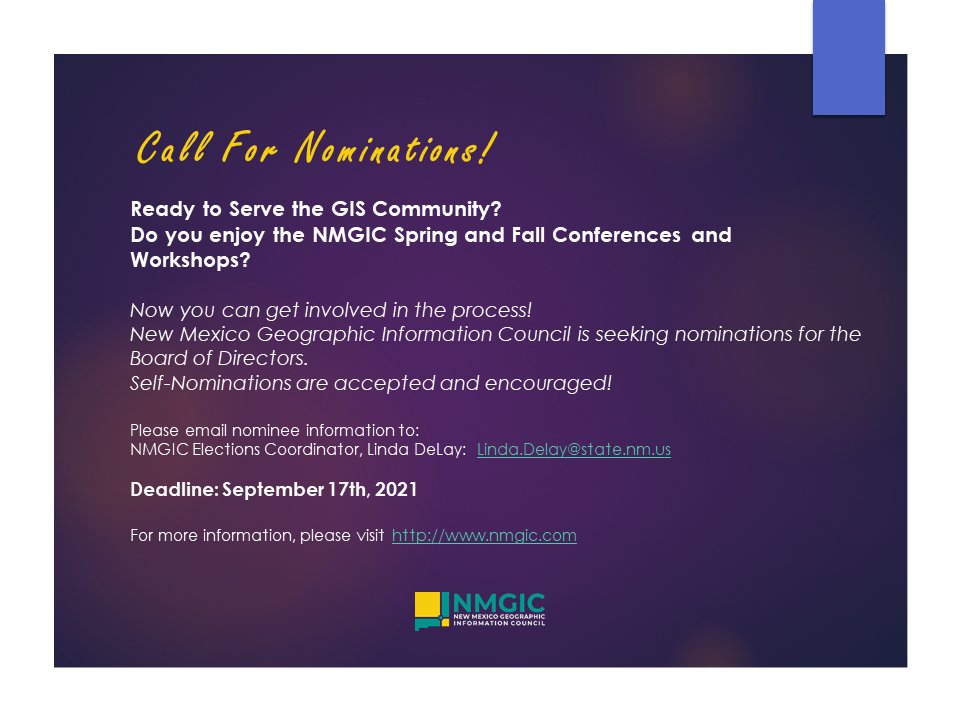 Interested to serve on NMGIC Board?

Nominations are accepted till September 17, 2021.