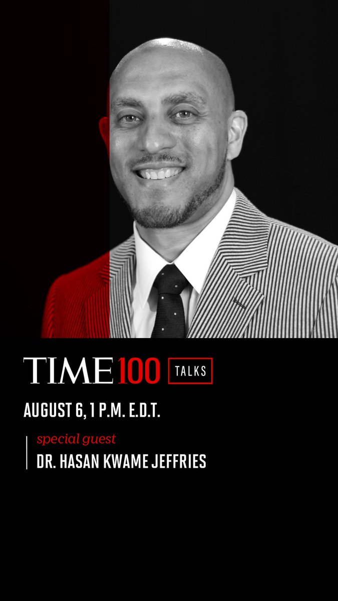If y'all aren't too busy tomorrow (Friday), let's talk a little Hard History and help set the record straight regarding CRT with <a href="/TIME/">TIME</a> at 1pm ET for #TIME100Talks! Register here: time.com/time100talks