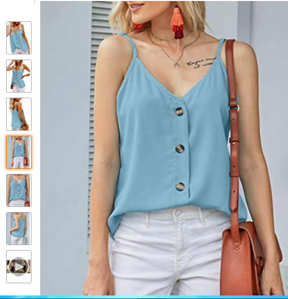BLENCOT Women's Button Down V Neck Strappy Tank Tops Loose Casual Sleeveless Shirts Blouses
Buy Now:amzn.to/3lzjlJL
You Save:$4.50 (23%)
#fashion #CasualShirts #CasuallyCruel #bestcasualshirt
#Amazon #shirtcutmeme