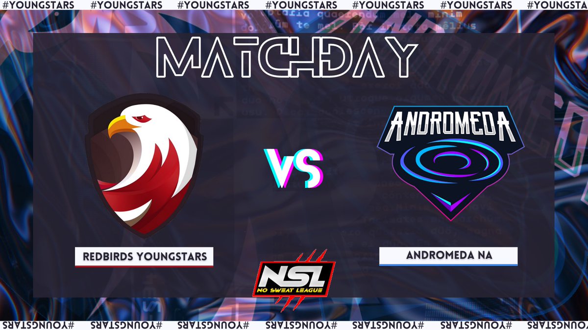 #MATCHDAY

Our fourth game in @NSL_CR is in a few hours and today will be very tough. @AndromedaGGWP are in second place in the group and they don't want to lose. But everything is in our hands, because in matches like this that the full potential of #YoungStars is revealed!
