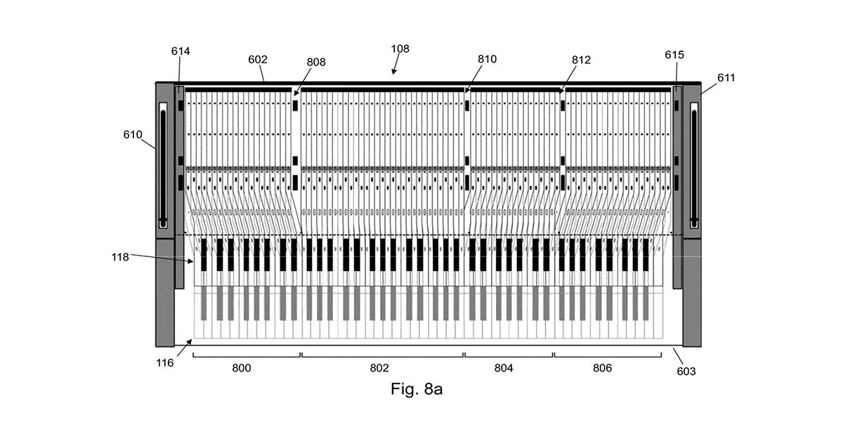 WARF_News's tweet image. Dubbed the 'Frankenpiano,' this duplex piano produces richer sounds and more diverse chords. Christopher Taylor, a renowned pianist in @MeadWitterSOM, modified the design. #PatentArt #ThrowbackTechnology