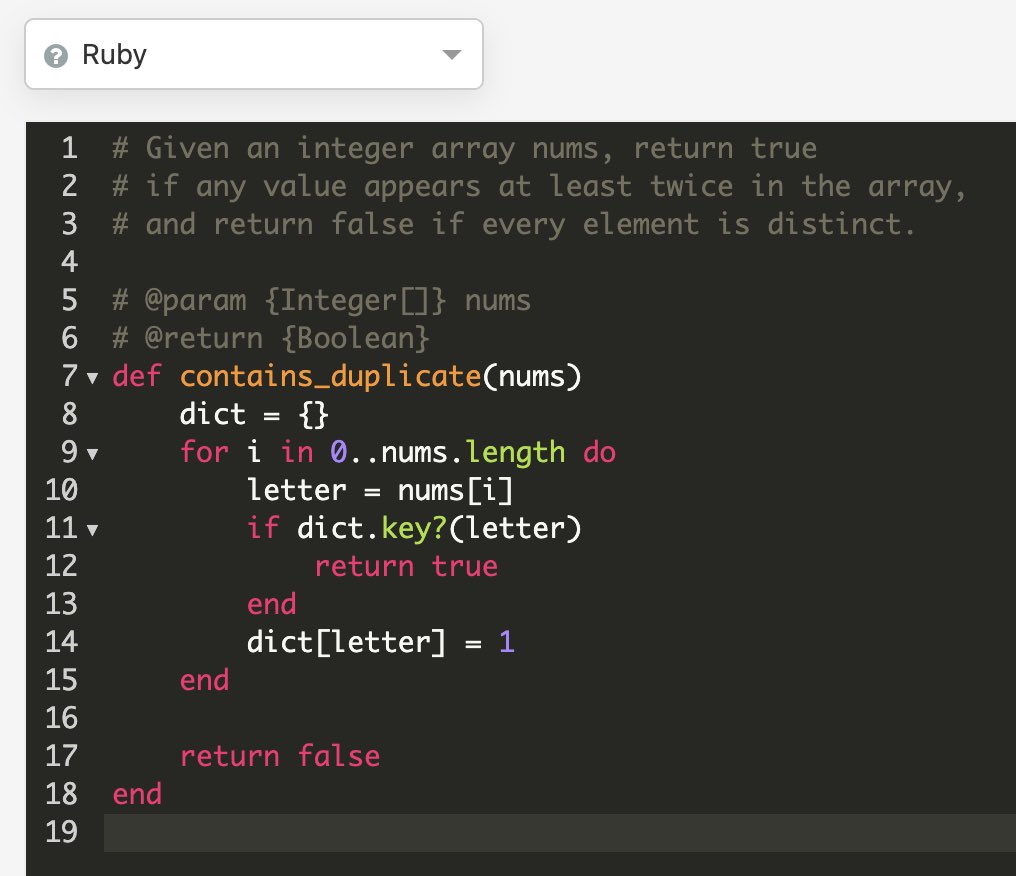ichbindev's tweet photo. My first function in #Ruby. I’m sure I’ll look back on it and cringe but it’s a start! https://t.co/Q2vKEV0EG6