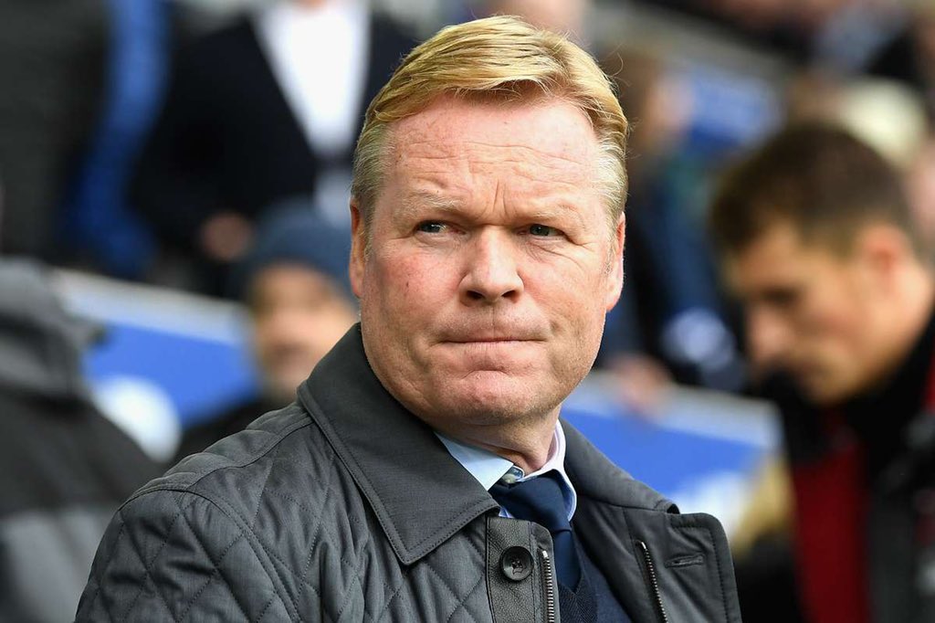 NilSatisNews's tweet photo. Spent 16 months at Everton, just to try and get a move to Barcelona- shafted us by spending millions on players, and is the reason why we’re in this mess today, where we can’t spend a thing. 

His ‘dream’ came true and now Messi is getting off for good! 

Karma @RonaldKoeman! https://t.co/nIk8oi4Ldm