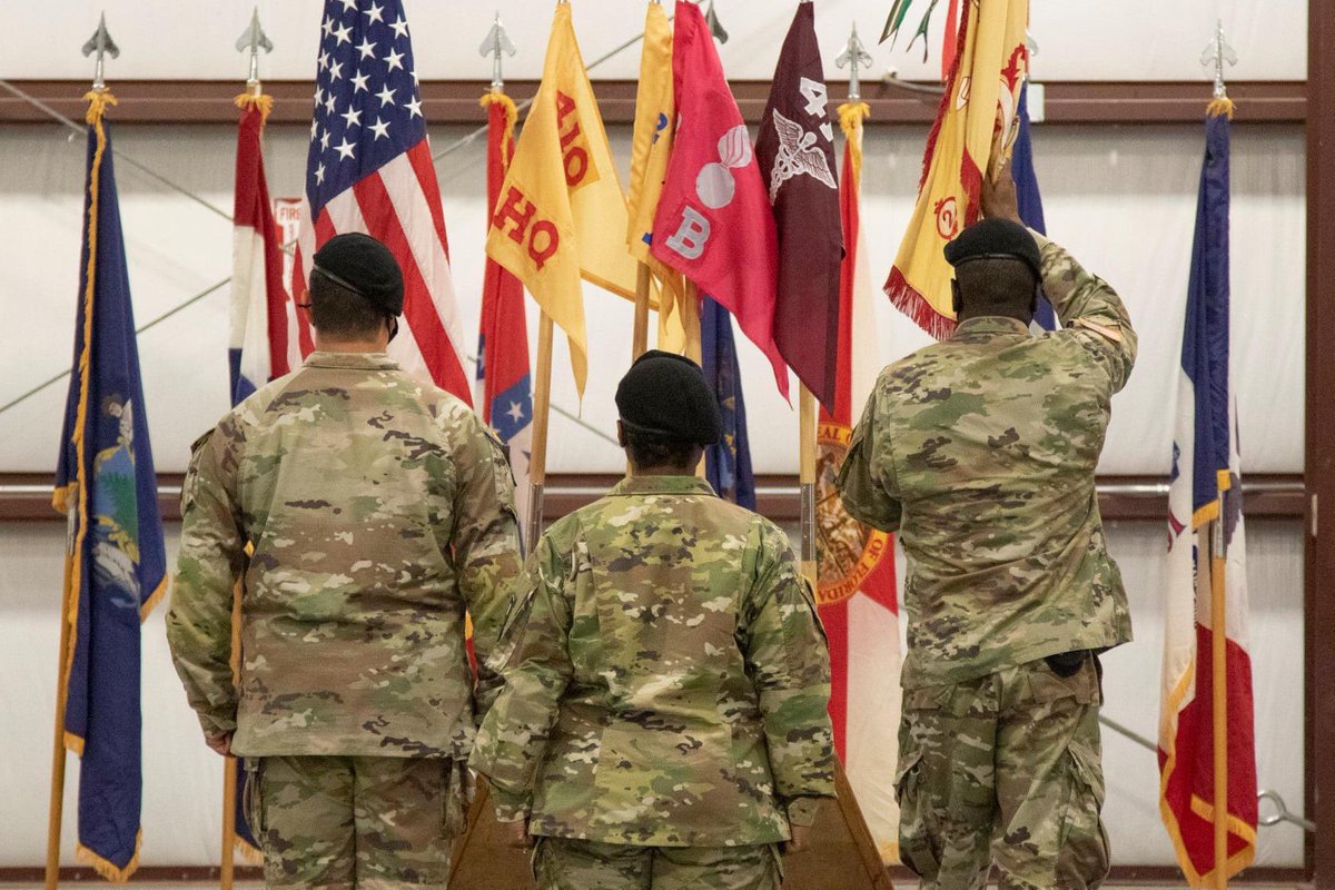 adventuresofJPT's tweet photo. This morning we executed my assumption of responsibly ceremony for 2-410th BSB, @177thARBDE. Excited to be apart of the @1aeast team. #firstindeed #spearheadtovictory #riseabove
@CGFirstArmy @CASCOM_7 @FirstArmy @SCoE_CASCOM @QMS_Commandant @QMS_CSM https://t.co/7VP4EX2qEJ