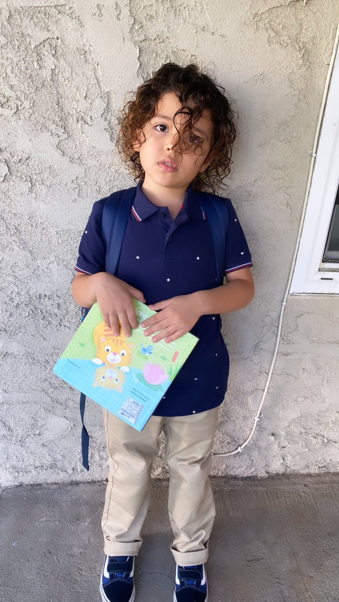 The coolest kindergartener 🥺🥰