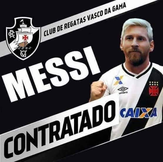 Bom Vasco: Por que você e Messi estão vendo nome do Vasco em todas as redes  sociais