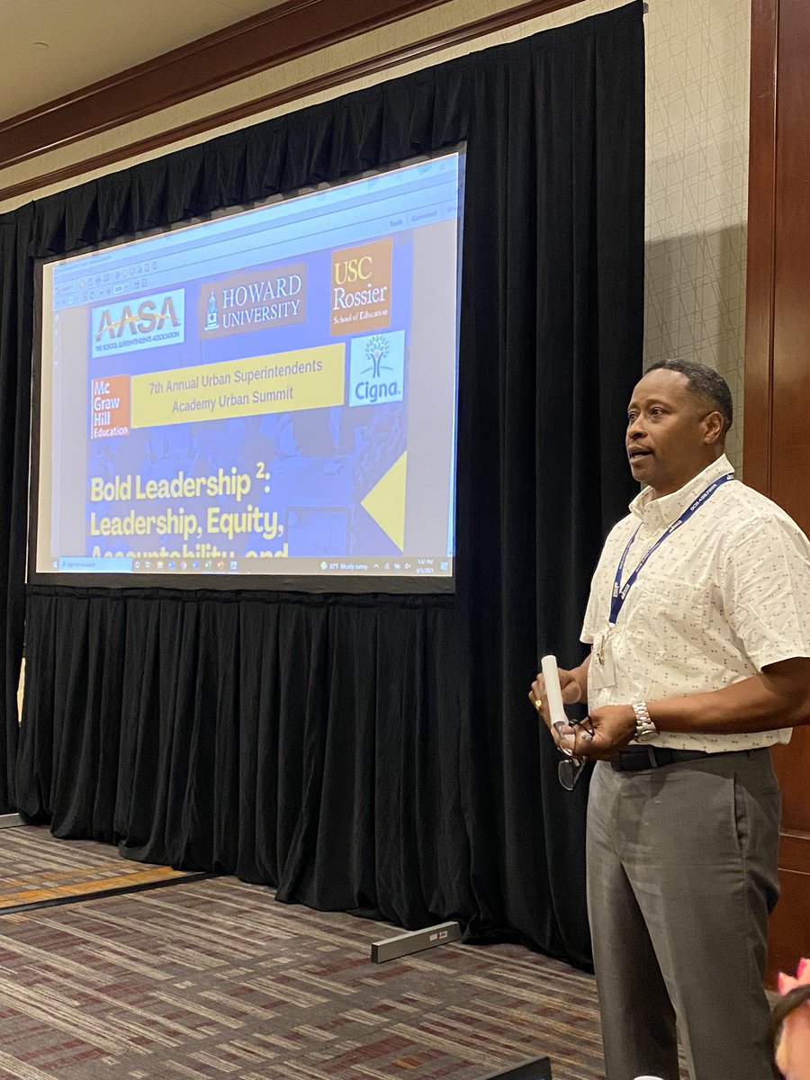 Dr. Sam King <a href="/gsbacomm/">Georgia School Boards Association</a> Director of Superintendent Searches &amp; Bd. Dev. talking to his colleagues from around the country about aspiring superintendents program &amp; the work he does with <a href="/AASAHQ/">AASA</a>  <a href="/USCRossier/">USC Rossier</a>  <a href="/HowardU/">Howard University</a>  <a href="/VMJacobsEsq/">Verjeana Jacobs, Esq.</a> <a href="/NSBAPublicEd/">National School Boards Association | NSBA</a>
