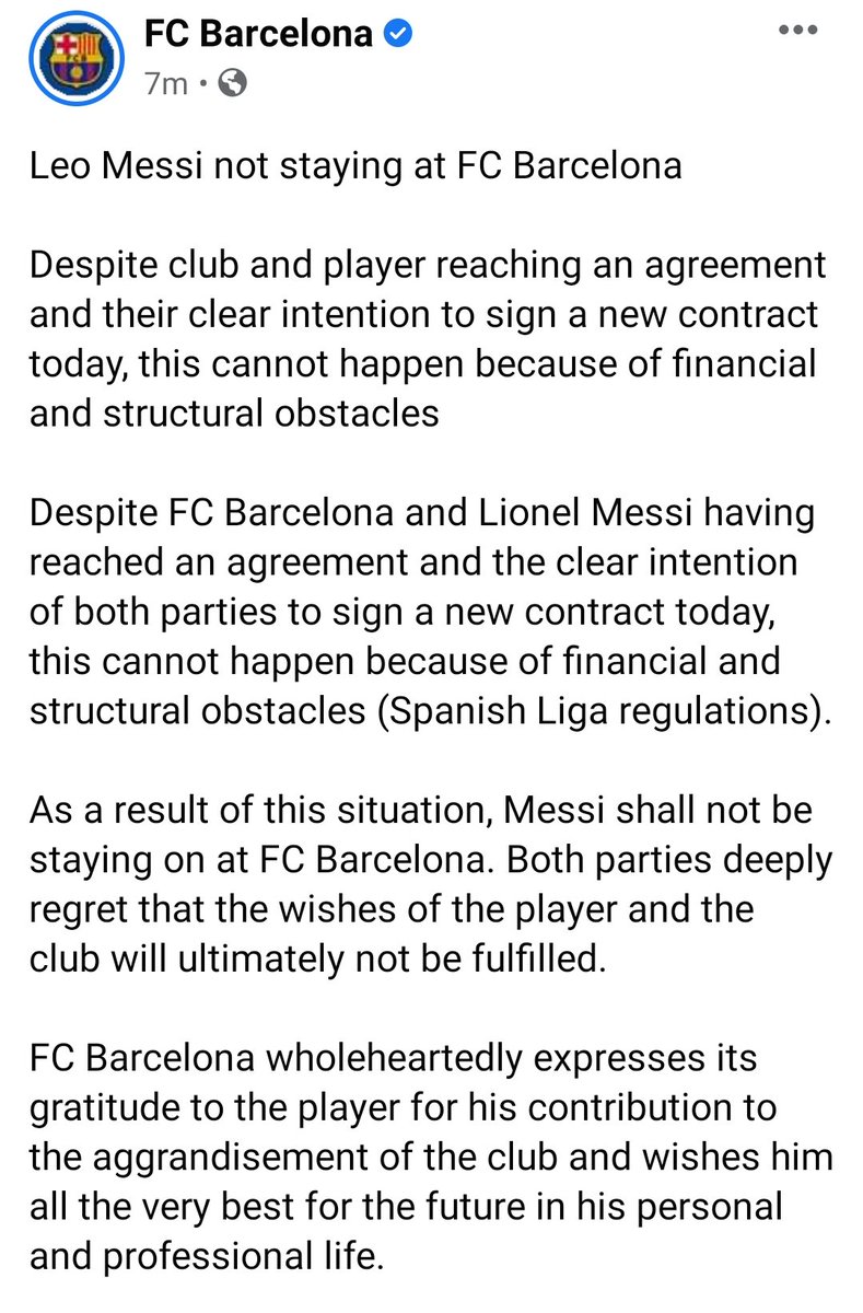 TAMOGHNAZ2IT's tweet photo. Thank You for everything 💙❤️
#Messi #FCBarcelona https://t.co/04J1MCb8yK
