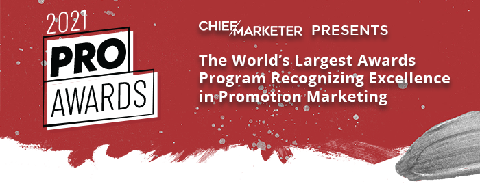 chief_marketer's tweet photo. 🏆 The 2021 PRO Awards Winners Announced!🏆 The editors of Chief Marketer have unveiled the winners of the 2021 PRO Awards, the world’s largest awards program recognizing excellence in promotion marketing. Meet the 2021 winners: https://t.co/mc4iVdl4KN https://t.co/DsbesHpzkM