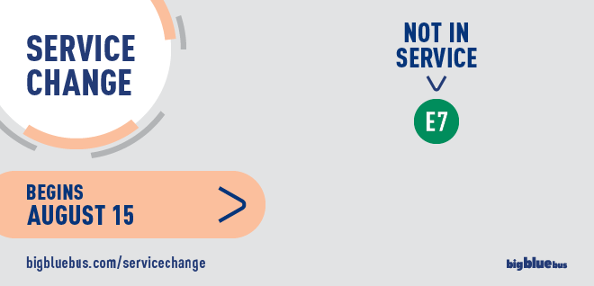 SMBigBlueBus's tweet photo. Beginning August 15, we’re introducing a new #Express7, with limited stop service from Downtown Santa Monica to Wilshire/Western Station D Line via Pico Blvd. Preview the route and schedule at: https://t.co/ZiPBDZEyXl. https://t.co/bNSljYkP1M