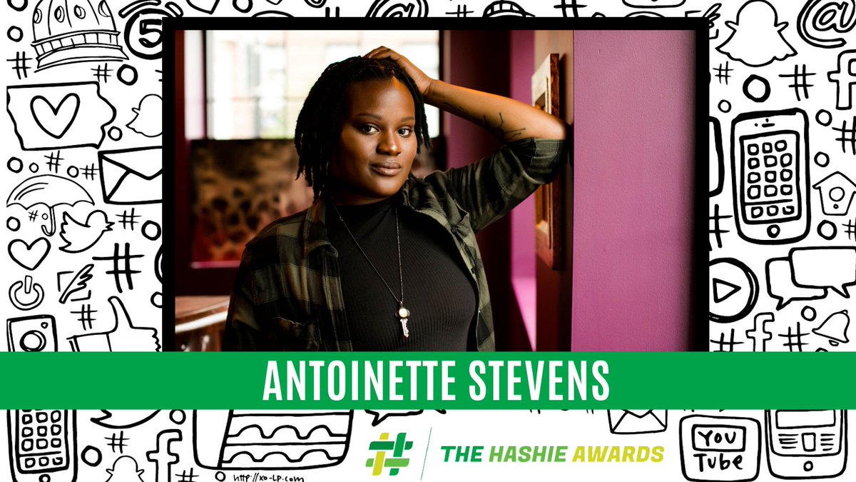 SocialMediaDSM's tweet photo. We are so excited to introduce our #2021Hashies emcee, Antoinette Stevens! 🤩

From security engineer to professional comedian, she truly does it all. Antoinette has opened/featured on multiple shows, as well as produced her own show called The Crowned Comedian! https://t.co/nKShgI4N1j