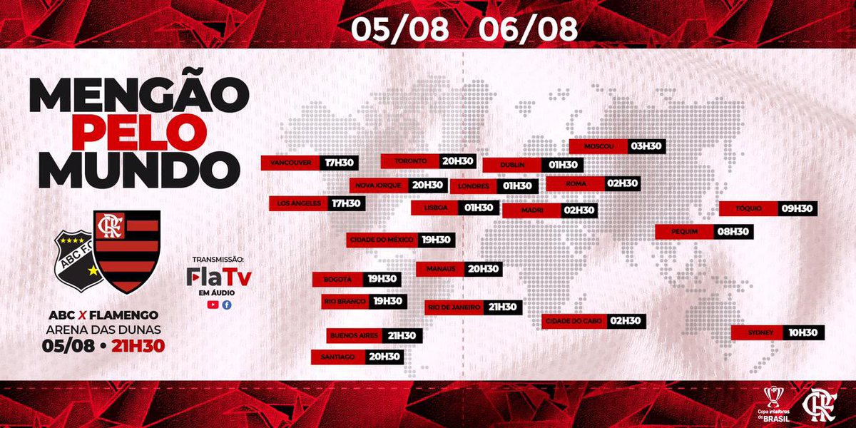 Diz pra gente! 

De onde vocês vão acompanhar o jogo de hoje? 

#ABCxFLA #VamosFlamengo #MengãoPeloMundo