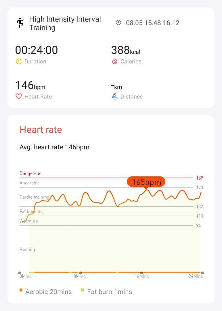 Day 17/18, one more workout to go! <a href="/Mobvoi_Official/">Mobvoi_Official</a> #hiitchallengewithTicWatchE3