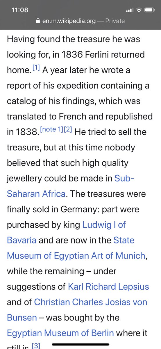 beautheory's tweet photo. German Museums have most of the Nubian pyramid treasures, acquired in the 1800s via Bavarian kings. What other secret treasures did they find? Giuseppe Ferlini destroyed and plundered more than 40 pyramids. #magic #ButteflyEffect #ChaosTheory #AncientEgypt https://t.co/SjlPviZ72Q