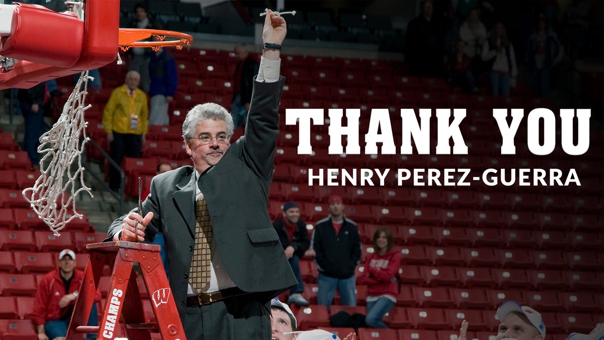 BadgerMBB's tweet image. People make Wisconsin special

They don't come better than Henry

After nearly three decades under his care, we want to tell longtime athletic trainer Henry Perez-Guerra just how much we care for him

On behalf of alumi everywhere:

Thank you, Henry

📰 » go.wisc.edu/3qywu2