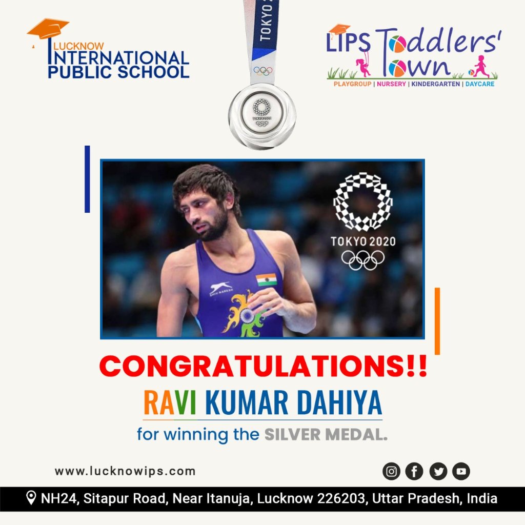 lucknowips's tweet photo. Congratulations Ravi Kumar Dahiya for winning the #Silvermedal 

#Teamindia #Ravikumar #India #cheer4india #Lucknowips #schools #virtuallearning #onlineeducation #onlineschool #Admissionopen https://t.co/J4HkTCBNK6