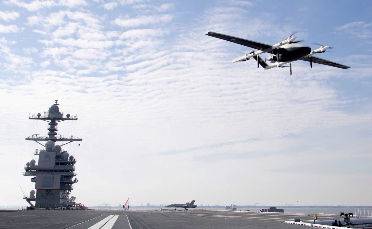 Navy Considering Drone Delivery for Essential Parts At Sea - USNI News news.usni.org/2021/08/04/nav…