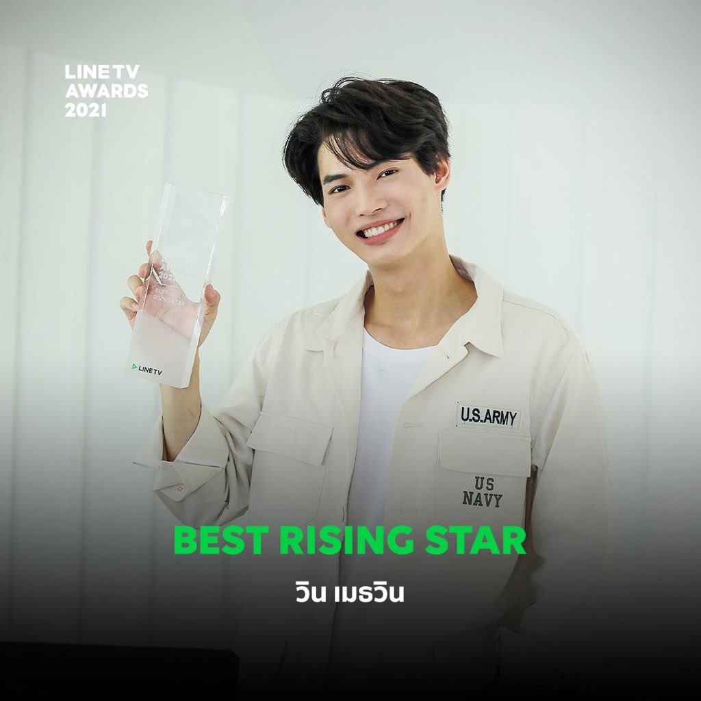 metawingdings's tweet photo. since the past year we’ve been wanting win to get an award that celebrates how amazing and legendary he has been at the start of his career. he finally has one — best rising star! i’m so proud of you, @winmetawin. i know you’ll keep rising and soaring! https://t.co/I9OMMrjiGO