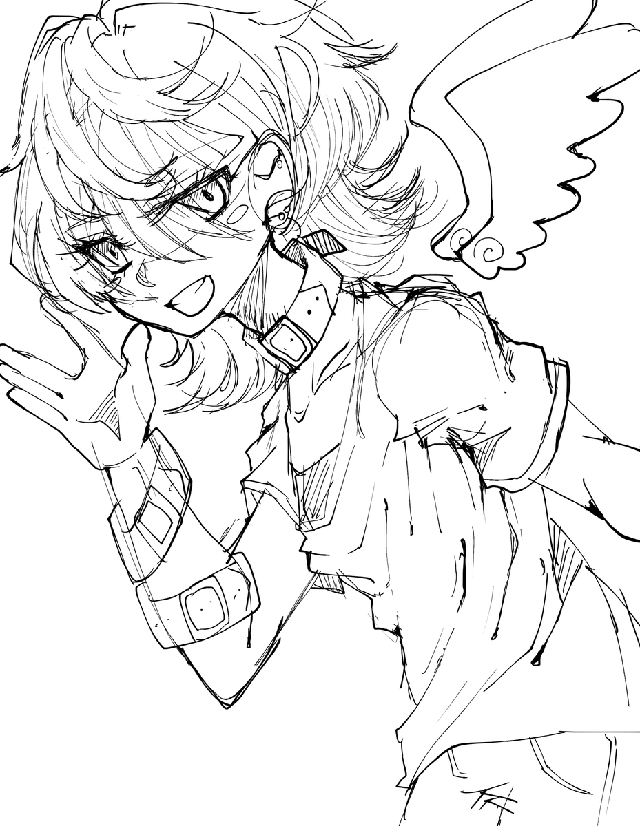 下描き 
