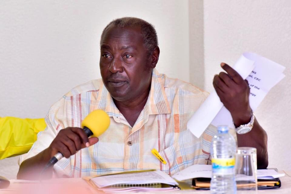 STVUganda1's tweet photo. National Resistance Movement - @NRMOnline's 1st National Vice chairperson Brig Moses Kigongo officially leaves the army. He has served from1981 to 31- july - 2021. Thanks for the Job well done.

#STVUpdates https://t.co/KtEYZQkTD0