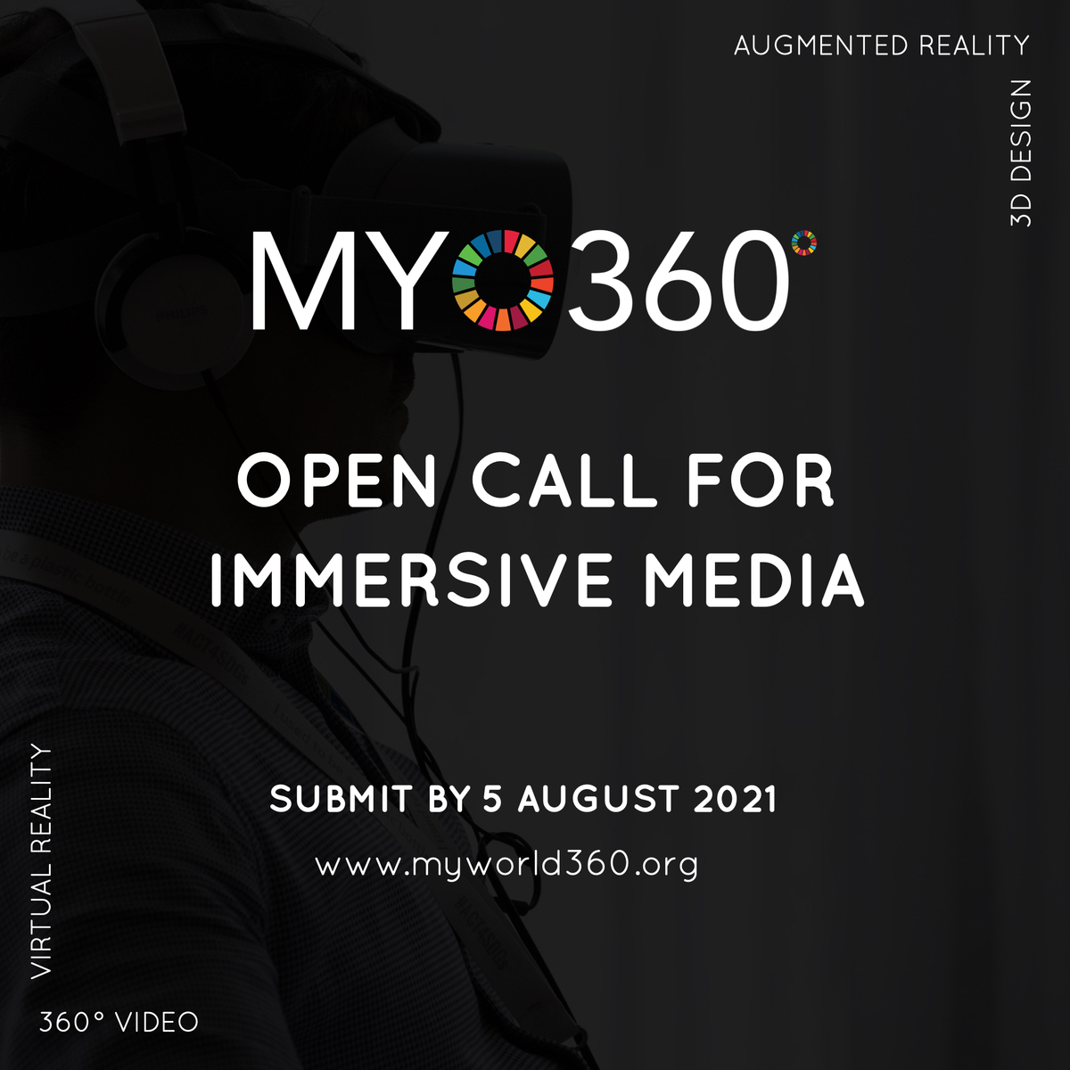 ❗Deadline Today❗

Become a #MYWorld360 creator and tell your story using #ImmersiveMedia such as AR, VR and 3D to #TurnItAround for people and planet🎥💡 #ACT4SDGs

Join ➡️ bit.ly/MYWorld360