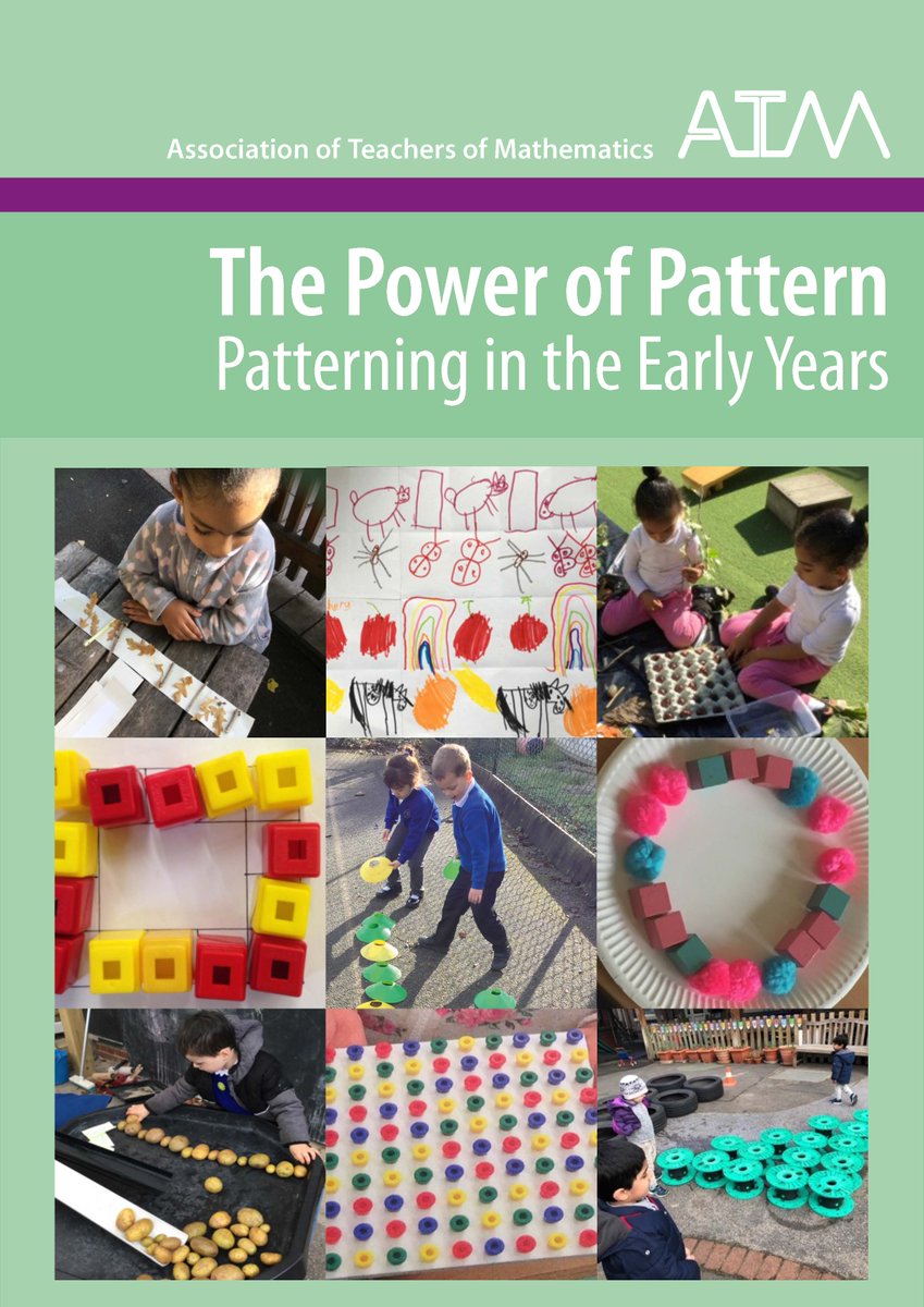 ATMMathematics's tweet photo. Coming soon! The Power of Pattern, Patterning in the Early Years by Alison Borthwick, Sue Gifford and Helen Thouless. The authors are finalising their book and we are looking forward to publishing it ready for the Autumn term.  For more information visit https://t.co/clRPM5kH14 https://t.co/nK7liFioJ4