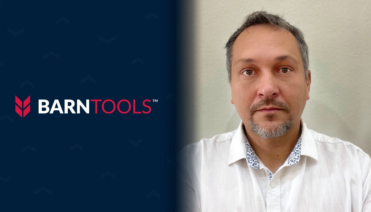 BARNTOOLS WELCOMES MECHATRONICS ENGINEERING MANAGER! 

BarnTools is thrilled to welcome Radek Kornicki to the family as a mechatronics engineering manager.  

Read more at barntools.com/blog/barntools…

#BarnTools #BarnTalk #SmartFarming #AgTech #NewHire #Welcome #Engineering