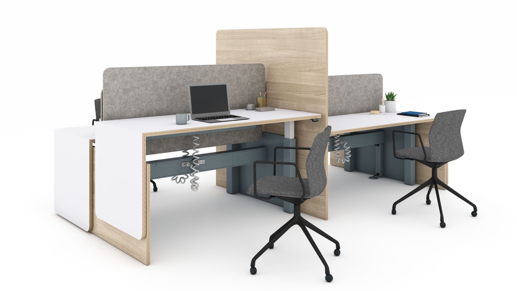 llc_collection's tweet photo. Fade has clean lines with no clutter in sight! This new workplace solution by Pair provides for height adjustable waterfall surfaces and a variety of privacy options for clients seeking a minimally sleek and functional workplace.
#madebypair #returntooffice #customizablefurniture https://t.co/cxkpKMrjKm