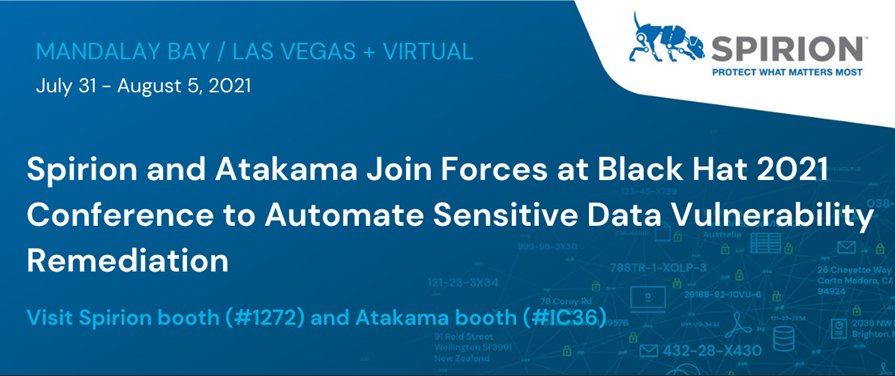Spirion's tweet photo. Drinks are on us! Swing by #Spirion Booth 1272 and @Atakama4Data Booth at #BHUSA this week and collect puzzle pieces for our Happy Hour redemptions on Thursday night. #BlackHat #cybersecurity #datasecurity #dataprivacy https://t.co/cPGqEivNRY