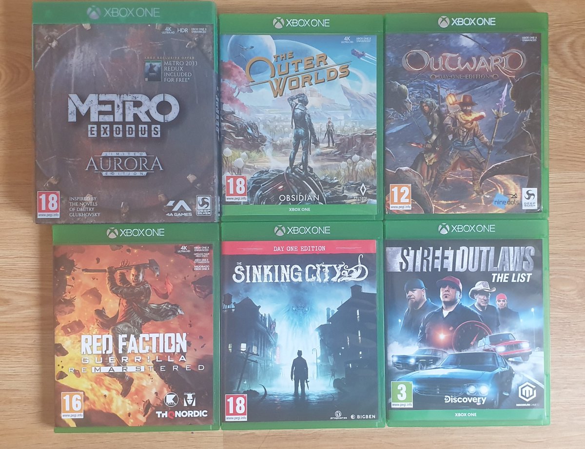 HowittSimon's tweet image. Have been off work this week (before the big Return To The Office on Monday) and have picked up a few things, always nice to see PS Vita games out there!  Got some interesting Xbox One games too - plus the PS4 Taxi Chaos which doesn't get its' own photo :)
