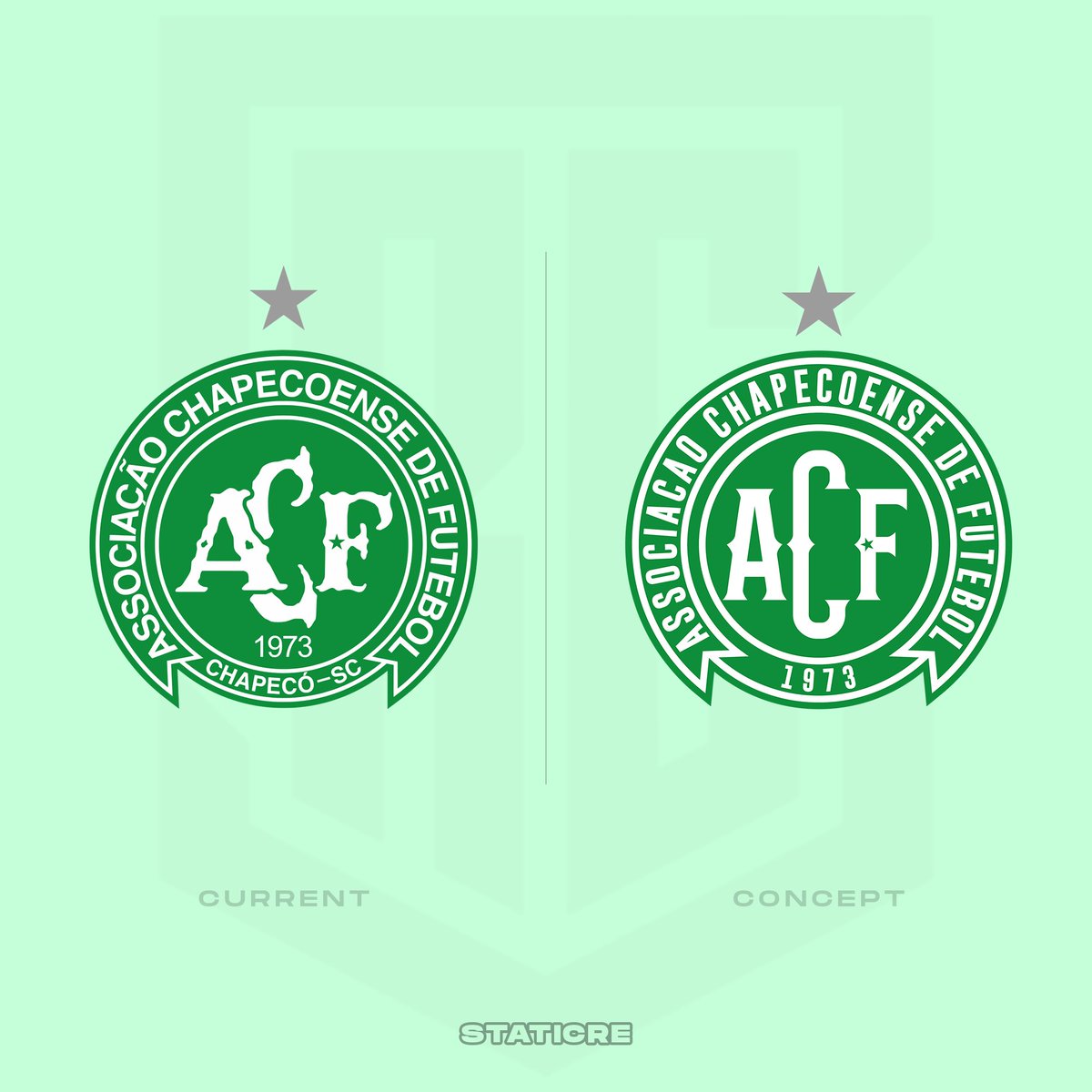 CHAPECOENSE / Redesign
.
<a href="/ChapecoenseReal/">Chapecoense</a>
#chapecoense #brasileirao #chapeco #arenaconda #brasileirãosériea #football #footballlogo #footballdesign #design #illustrator #adobe