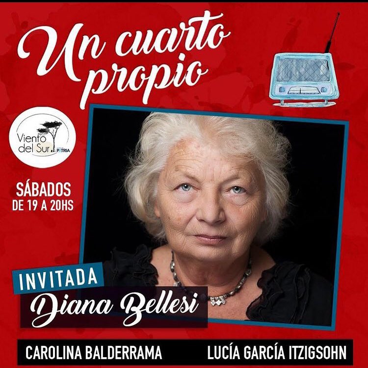 UnCuartoPropio_'s tweet photo. 📌Este sábado 7 de agosto a las 19 hs reviví la entrevista a Diana Bellesi
Por la @RadioDelPatria @inst_PATRIAar 
Con la conducción de @Carobal y
@Lucia_GI 
La producción de @jaeldenise 
Les esperamos! 🌸🌺🌻💐 https://t.co/AFWxINhtDh