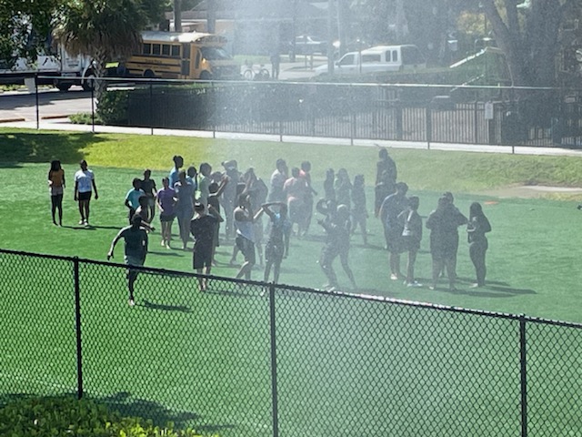 GPNaples's tweet photo. Our Academy of Leaders Middle School students celebrated their last day of program on Friday with Greater Naples Fire Rescue District. Thanks for the fun and memories! #TheGracePlaceWay https://t.co/hTa64VtI4K